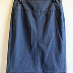 Theory Pencil Skirt Rokita C Heather Gray Wool Blend Side Zipper Women's Size 6 Photo 0