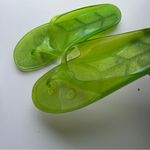 Lime Green Summer Flip Flops Size 8 Photo 4
