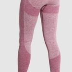 Gymshark Flex Leggings Claret Marl/Pink Photo 3