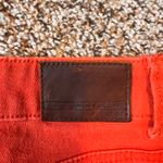 DKNY Jeans Soho Skinny Orange Denim Pants Size 04 Women's Photo 7