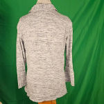 James Perse Standard  Womens Heathered Gray Long Sleeve‎ Henley Top 4 XL Photo 1