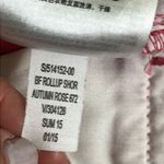 Gap Boyfriend roll up linen cotton autumn rose 9β inseam Bermuda Shorts Photo 10