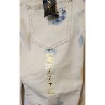 True Freedom "Stained" White Skinny Jeans Junior's Size 7 NWT Photo 4