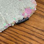 Style lab girl Iridescent Sequin Clutch. 9x7 inches. Like new White Photo 4