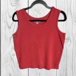 Karen Scott   Basic Red Tank Top size Medium Photo 0