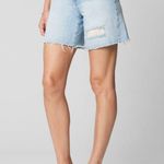 BLANK NYC High Rise Jean Shorts Size 31 Cutoffs Distressed Light Wash Denim NWT Photo 1