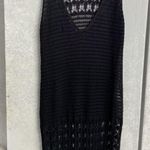 ZARA FRINGED CROCHETED DRESS OPEN BACK Size Medium (See Description) Photo 6