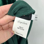 ENZA COSTA SILK BLEND TEXTURED VELVET TANK GREEN MAXI DRESS WOMENS SIZE SMALL Photo 2