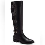 Thalia Sodi  Size 5 Black Women's Veronika Wide Calf Riding Boots. New Photo 1