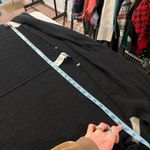 Chico's  Black Cotton Blend Knit Fringe Tassel Poncho Shrug Cardigan Size S/M Photo 5