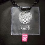 Vince Camuto  M black whit plaid hooded coat Photo 6