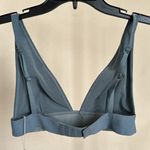SKIMS  Cotton Rib Plunge‎ Bralette brief SET  Kyanite Bralette NWT size L Photo 7