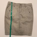 Earnest Sewn Light Gray Lizzie Slim Denim Pencil Skirt Size 29 Size M Photo 7