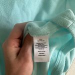 Talbots Fleece Light Baby Blue Long Sleeve Crewneck Casual Pastel Shirt Photo 3