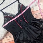 Vintage 1980’s bodysuit‎ lingerie one piece lace Size M Photo 2
