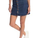 Madewell Button Front Denim Skirt Photo 0