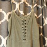 American Eagle Outfitters Green Tank Top Size M Photo 0