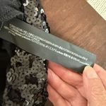 ZARA NWT  Knit Black Sequin Tank Top S Photo 6