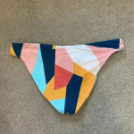 Bar III New with tags  POP ART Printed U-Ring Hipster Bikini Swim Bottom Photo 2