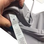 CRZ Yoga Gull Gray Butterluxe Y Back Spaghetti Thin Strap Bra- Size Medium Photo 5