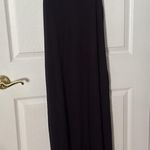 Comfortable cotton Black Maxi Dress medium with pockets Photo 3