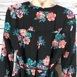 Forever 21  Black & Pink Floral Tunic Dress Photo 6