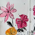 Quacker Factory 2 Piece Set Floral Tank & Cardigan Women’s Plus Size 3X White Photo 1