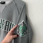 Universal Studios Wizarding World Harry Potter Slytherin Gray Crew Sweatshirt S Photo 3