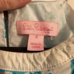 Lilly Pulitzer  She's A Fox print dress sz 2 Style 72866 Blue Photo 3