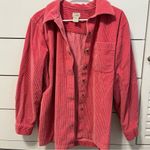 L.L.Bean  Pink Corduroy Button Down Photo 0