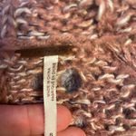 Free People Mauve Open Knit Bell Sleeve Sweater Small Photo 2