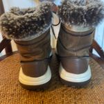Lands End brown genuine leather faux fur winter boots 6.5 Photo 6