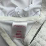 Xhilaration  Bikini Top Removable Cups Square Neck Halter Swiss Dot White D/DD Photo 2