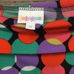 LuLaRoe ‎ Azure fold over waist circle print skirt Photo 3