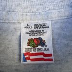 Fruit of the Loom Vintage 90s Fiegwild Handmade Ale Brewhouse Fish Graphic Long Sleeve T-shirt Photo 3