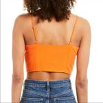 Charlie Holiday  Linen Blend Crop Top Photo 1