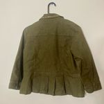 Ruby Rd. Olive Jean Jacket with Studs Green Size 10 Photo 1