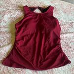 Women's Red open back swim top Sleeveless Top Size XL Photo 0