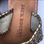 Jack Rogers  Size 7 Leather‎ Wooden Wedge Sandal Photo 4