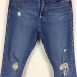 Levi's Levi’s 501 Skinny Distressed High Rise Button Fly Jeans Size 29 Denim Photo 9