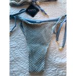Zaful  Triangle Bikini Fishnet Tie Bandeau Halter String Bikini Size Medium/6 Photo 4