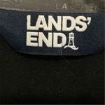 Lands' End Women's Large Black Marinac Fleece Vest Full Zip Sleeveless Photo 4