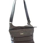 Baggallini Cross Body Bag Gray Sage Green Cheetah Light Slim Casual Travel Photo 0