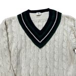 Gap Vintage  Sweater Cable Knit Tennis Lacrosse 90s Old Money Preppy Size M Photo 1
