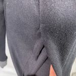 Alfani Black Zip Bomber Jacket‎ Sweatshirt Small Cotton Knit Grey Pockets New Photo 15