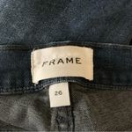 frame denim FRAME Le Skinny De Jeanne Dark Wash Dawn Chew Rips Blue Photo 3