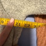 Lulu's Orange and Gray Crew Neck Sweater Soft Knit Casual Size M Photo 4