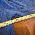 Chico's Chico’s blue gauze seamed front tassel tie sundress size small Photo 8