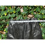 100% Genuine Leather Black Pencil Skirt Size 6 Photo 6