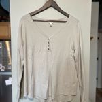 Terra & Sky Cream Waffle Long Sleeve Photo 0